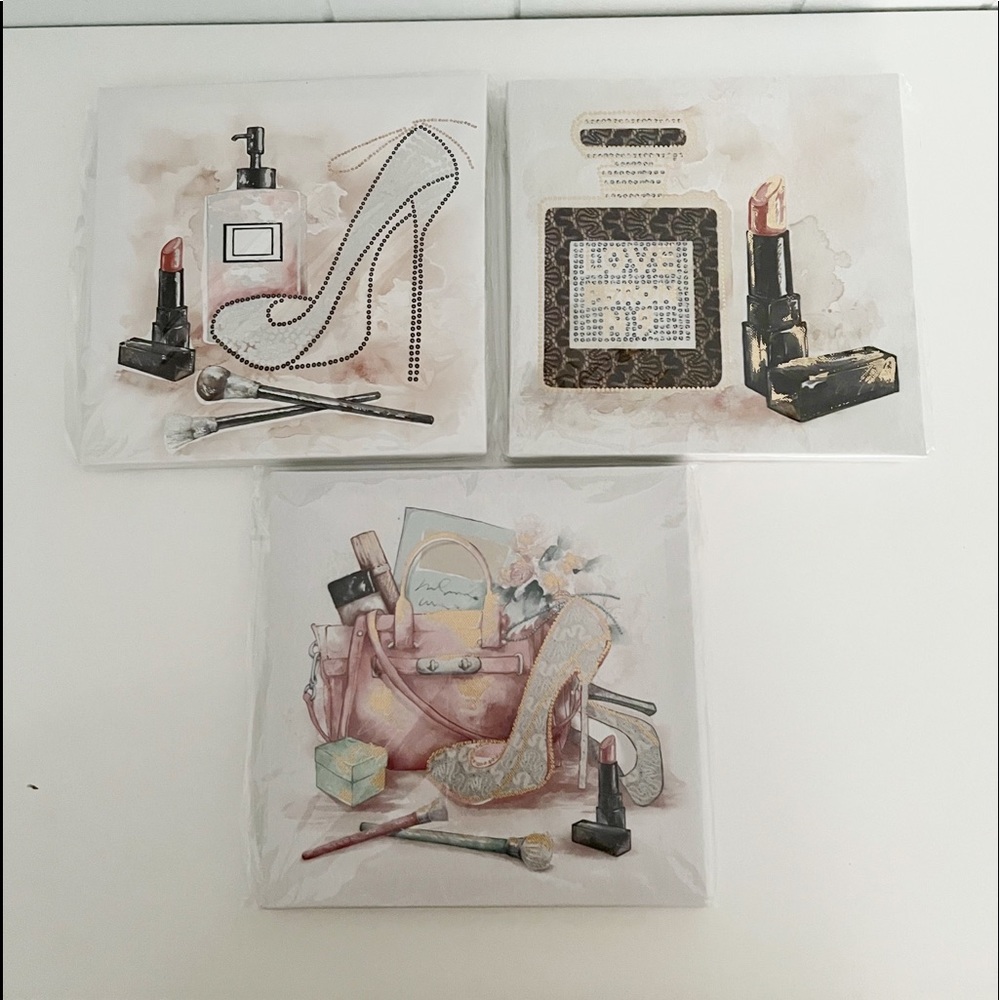 Watercolor Glam Girl Wall Art | FIRM PRICE